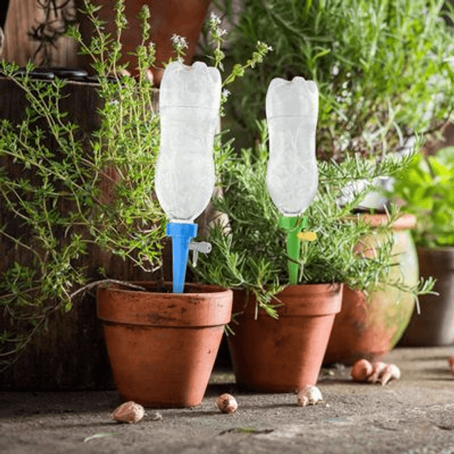 Système d'arrosage goutte-à-goutte automatique amélioré, 10 pièces, jardin, plantes, fleurs,