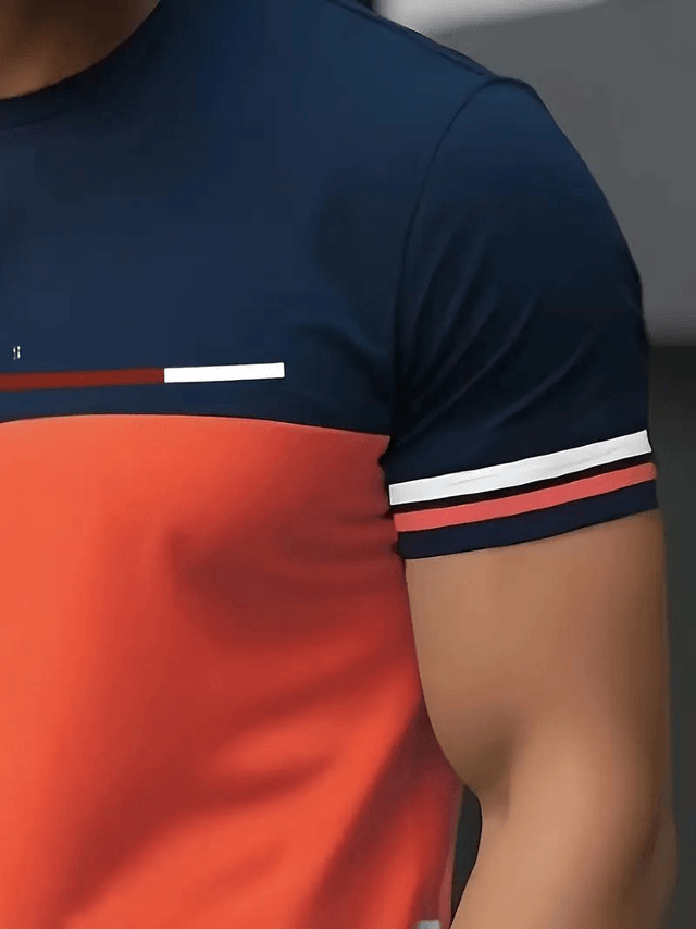 T-shirt pour Homme, Décontracté col rond Inspiré de Paris Manches Courtes taille L 
