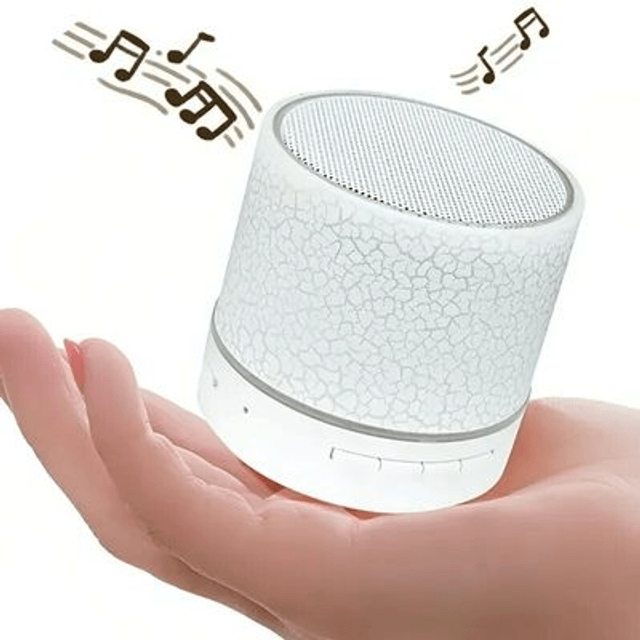 Mini Enceinte Bluetooth Portable Puissant avec LED, sans fil, pour l'Extérieur, Main Libre Téléphone  couleur vert