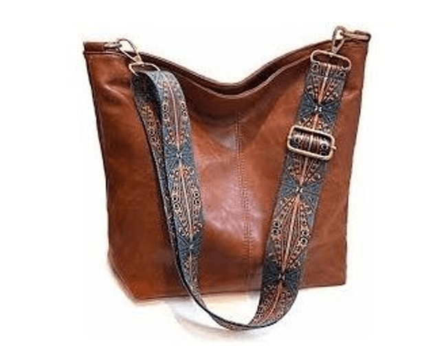 sac à bandoulière vintage femme en cuir Marie Perle