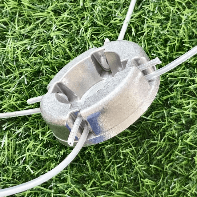 Tête de Débroussailleuse en Alliage d'Aluminium avec Fil d'Acier Nylon