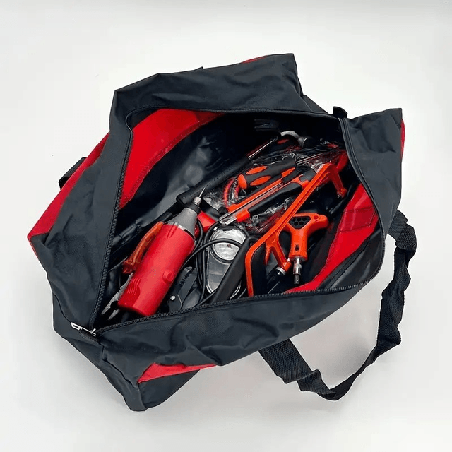 grand sac à outils à large ouverture, imperméable multifonctionnel en tissu Oxford