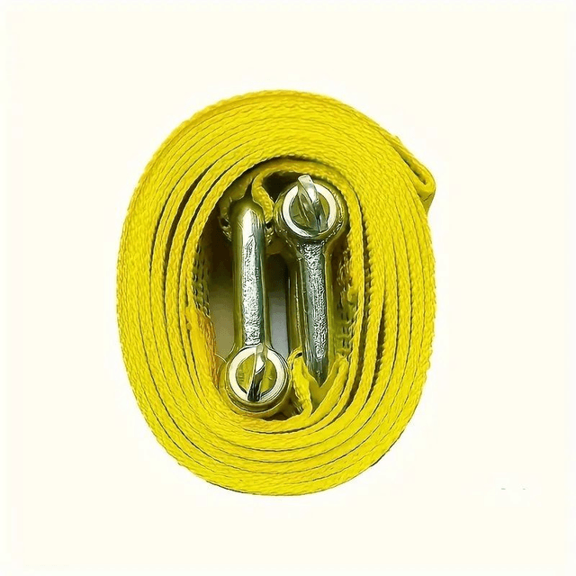 Sangle de remorquage d'urgence avec crochets de verrouillage pivotants 4 m