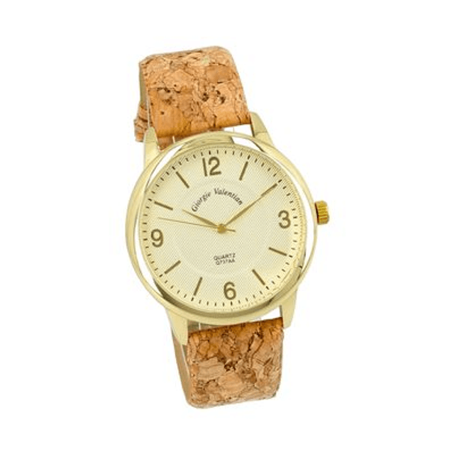 Montre Giorgie Valentian homme bracelet liège