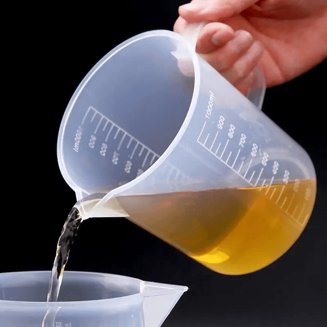 Ensemble de 6 tasses à mesurer liquides en plastique, outils de mesure polyvalents de cuisine,