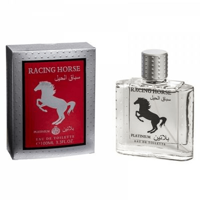 Eau de Toilette homme Racing Horse Platinium spray 100ml