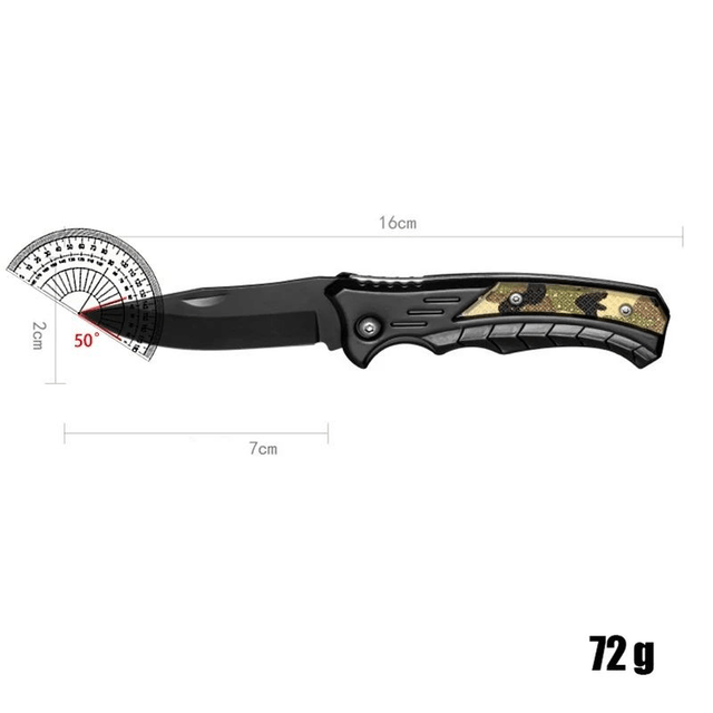 Couteau pliant en acier inoxydable, 