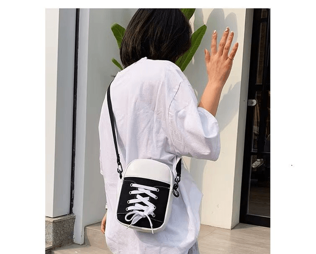Sac à main en toile pour femmes, mode créative, chaussures de personnalité