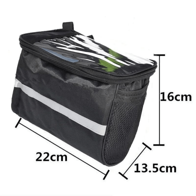 Sacoche de guidon avant de vélo téléphone 