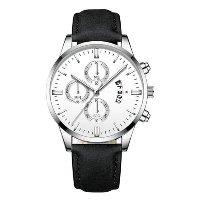 Montre à quartz d'affaires décontractée pour hommes