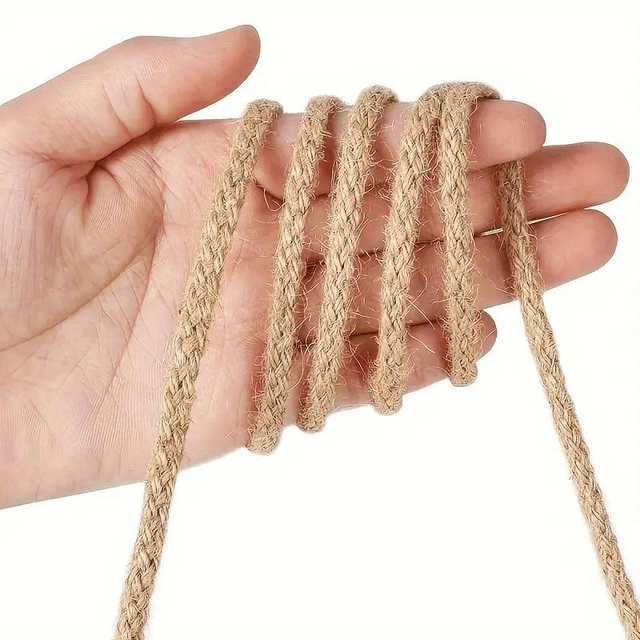 Corde de Jute Naturelle d'une Longueur de 50 mètres, 3 mm