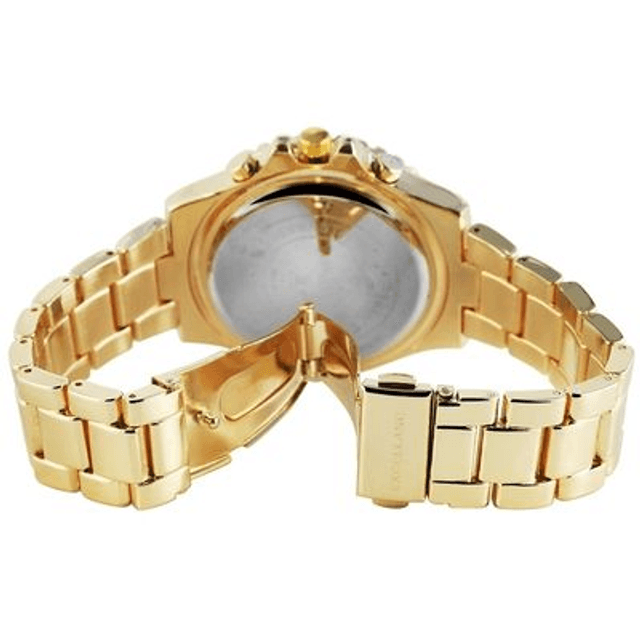 Montre marque Excellanc  bracelet acier inoxydable de couleur dorée brillant
