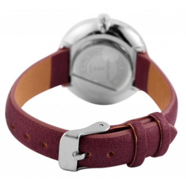 montre marque excellanc femme bracelet cuir rouge