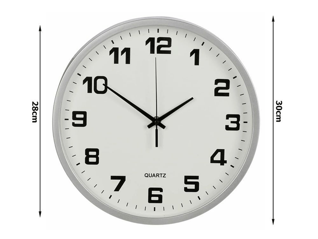 Grande horloge murale silencieuse sans tic-tac 30