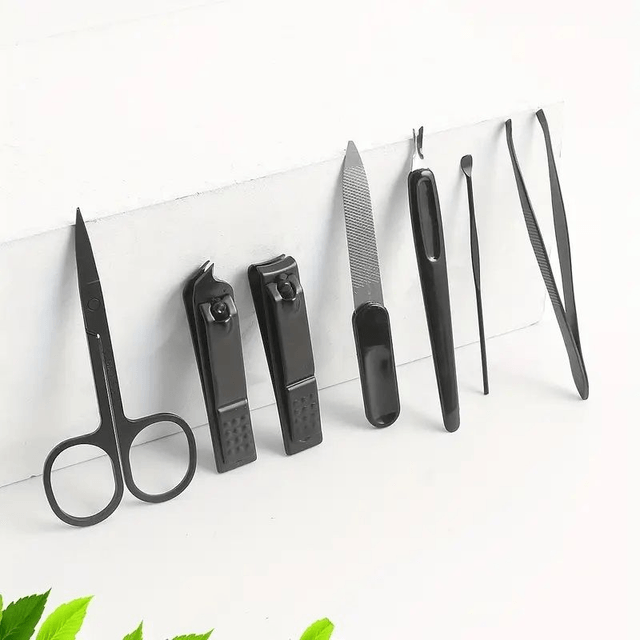 kit de soin de voyage   Ensemble de manucure 7 pièces