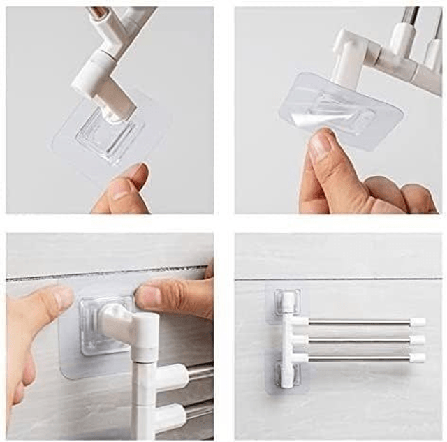 porte serviette Aluminium /2/ Barres pour Salle de Bain