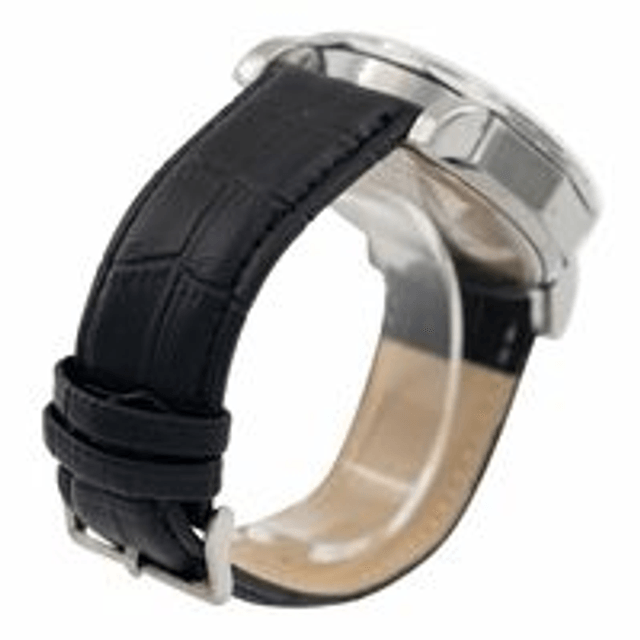 Montre analogique Giorgio & Dario homme bracelet cuir noir