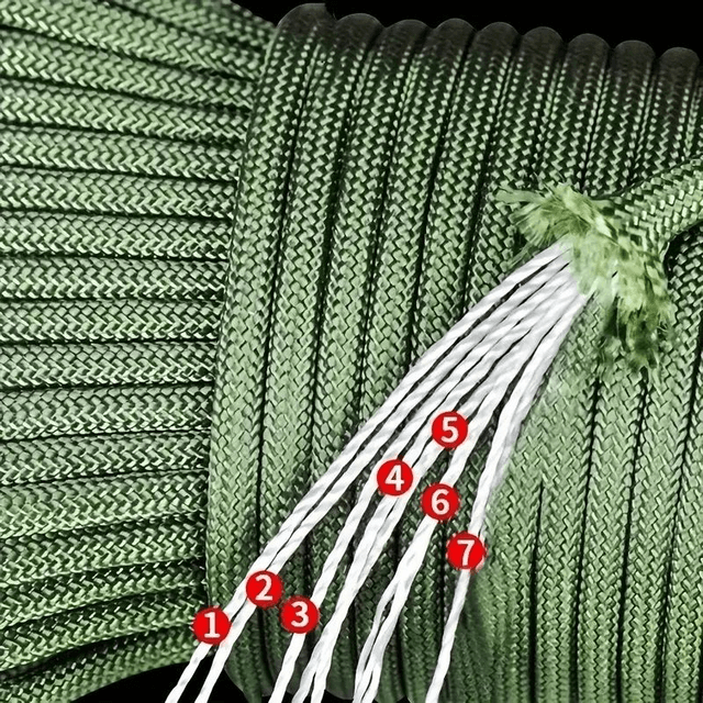 Corde en polyester 4mm, 16 m, Pour lanière, étendoir, bricolage