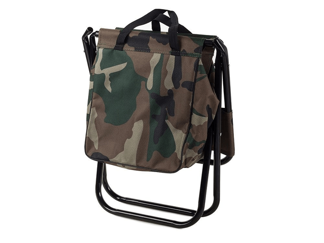Chaise de pêche pliante avec un sac de camouflage