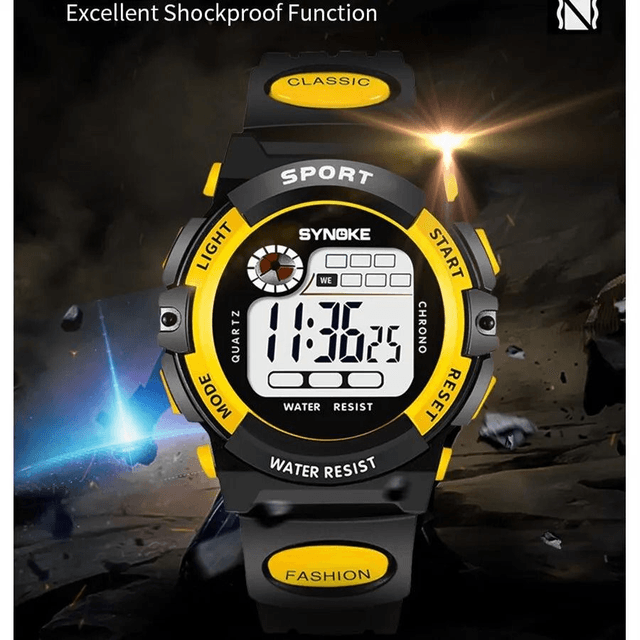 Montre Électronique Sport Étanche 3 bars