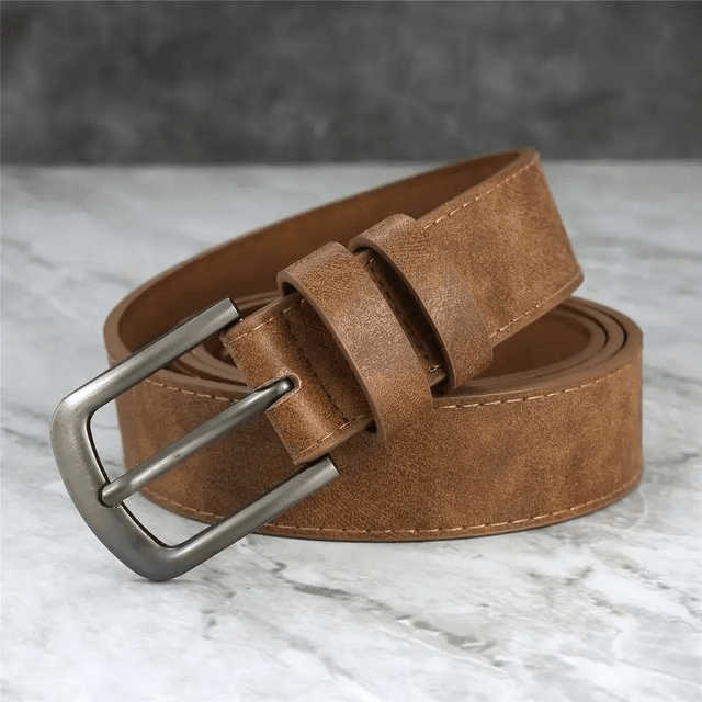 Ceinture pour Hommes avec Boucle Élégante 100cm marron