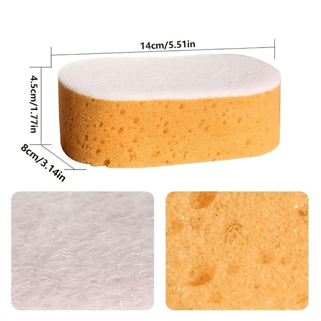 Lot de 5 Éponges d'Absorption Haute Densité pour Voiture et Lavage Marin