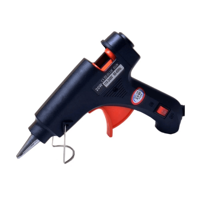 Mini pistolets à colle thermofusible bricolage 20w + 10 bâtons de colle de 7 mm offert