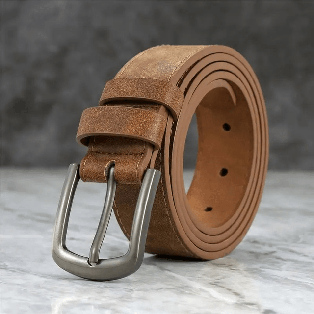 Ceinture pour Hommes avec Boucle Élégante 100cm marron