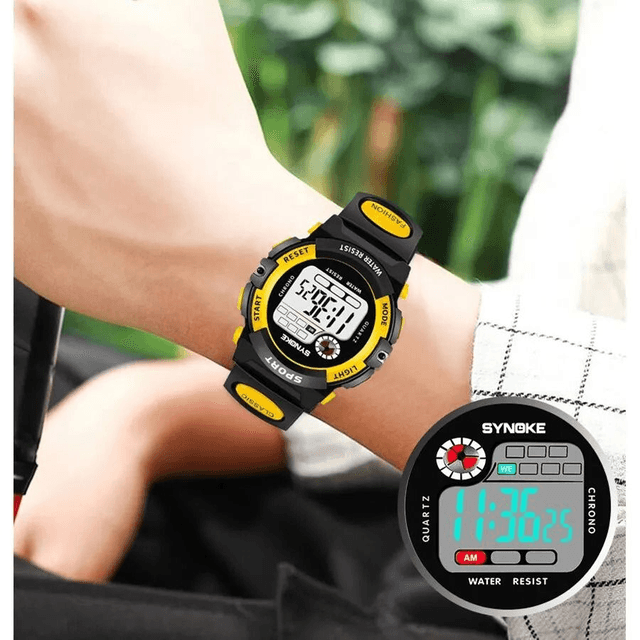Montre Électronique Sport Étanche 3 bars