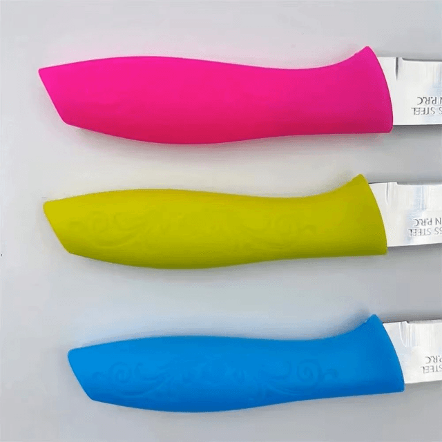 Couteaux d'office en acier inoxydable, 3 pièces Manche ABS