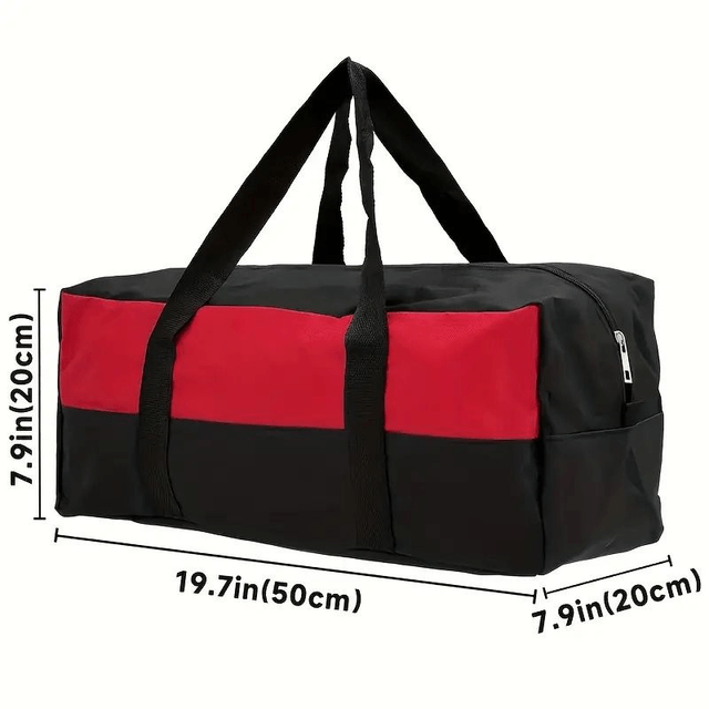 grand sac à outils à large ouverture, imperméable multifonctionnel en tissu Oxford