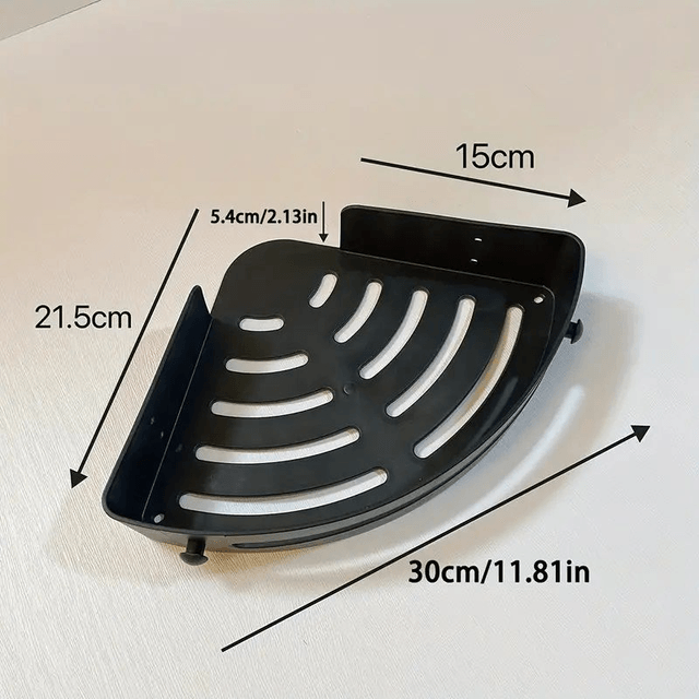 étagères d'angle De Rangement  Sans Perçage, Paniers Triangulaires 