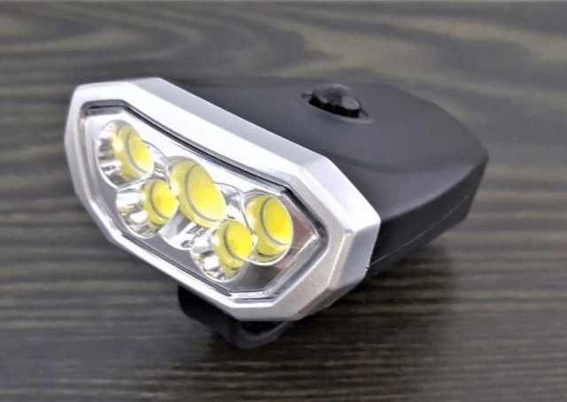 Lampe de vélo avant 5xCOB