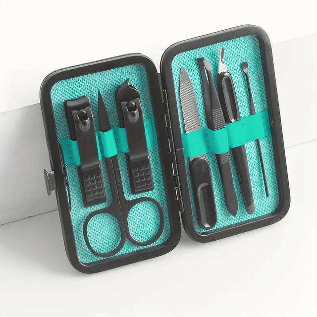 kit de soin de voyage   Ensemble de manucure 7 pièces