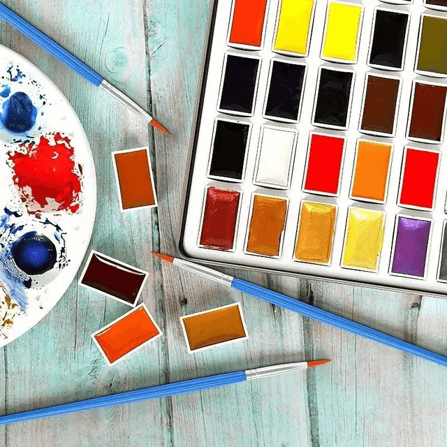  Ensemble de pinceaux acryliques   30pcs