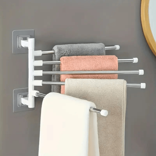 porte serviette de Salle de Bain 5 barres aluminium
