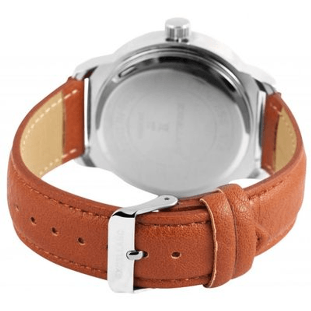 Montre marque Excellanc homme bracelet cuir marron