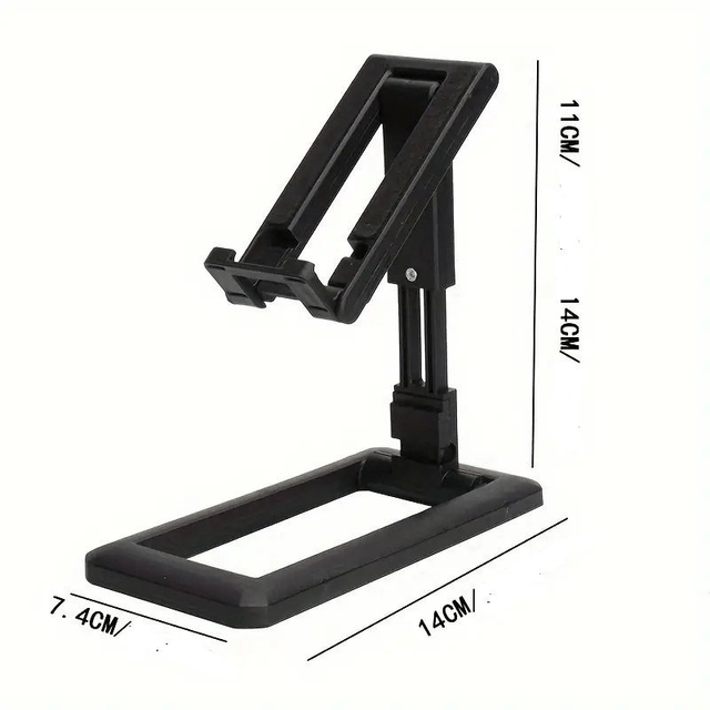 Support de Téléphone Portable Pliable et Rétractable noir
