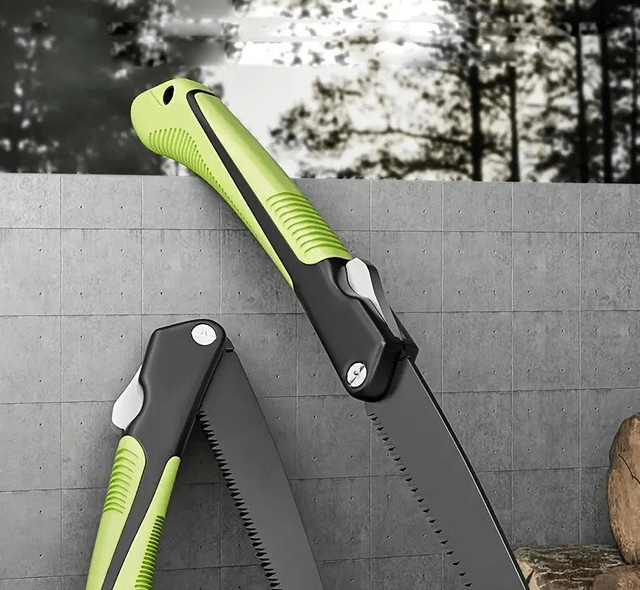  Scie à main en métal durable pour le travail du bois et la coupe d'arbres