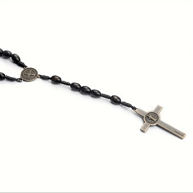 Chapelet en perles de bois, unisexe chapelet catholique