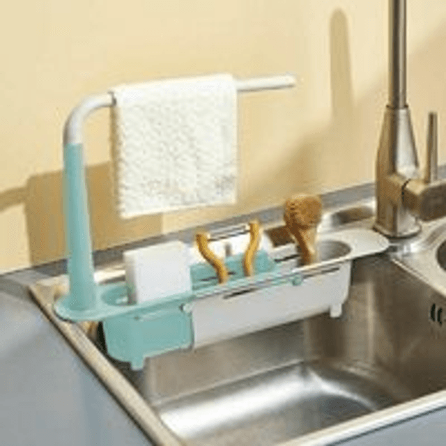étagère d'évier Multifonction télescopique