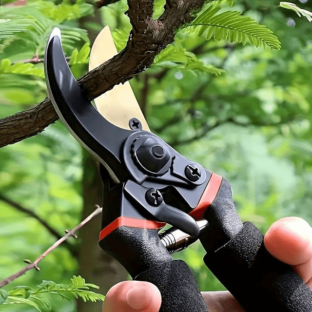 Sécateur de jardinage manuels ergonomiques en titane