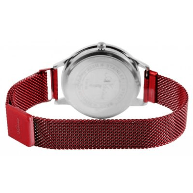 montre femme Adrina avec bracelet maille magnétique