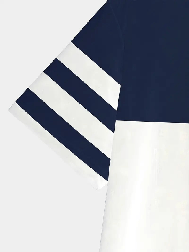 T-shirt pour Homme, respirant en Polyester ancre marine