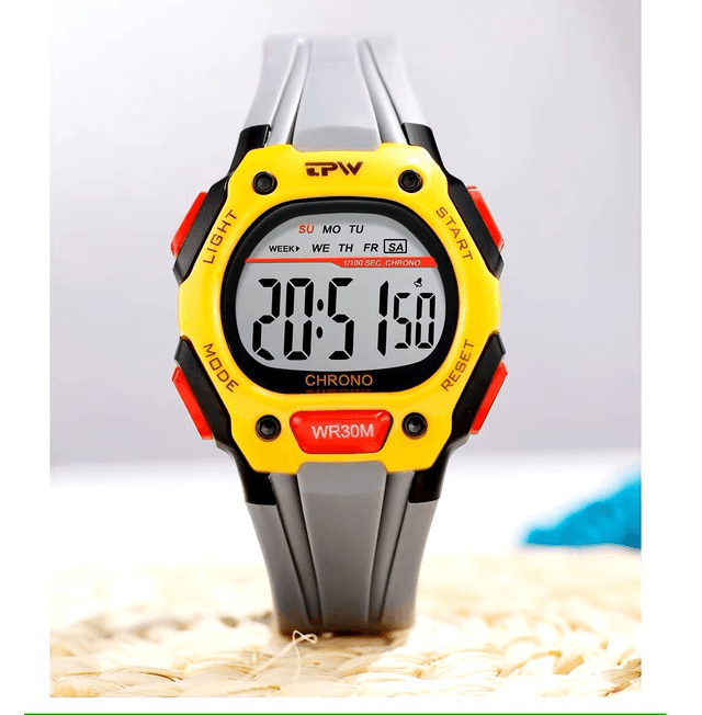 Montre numérique pour écolière, taille moyenne 39mm