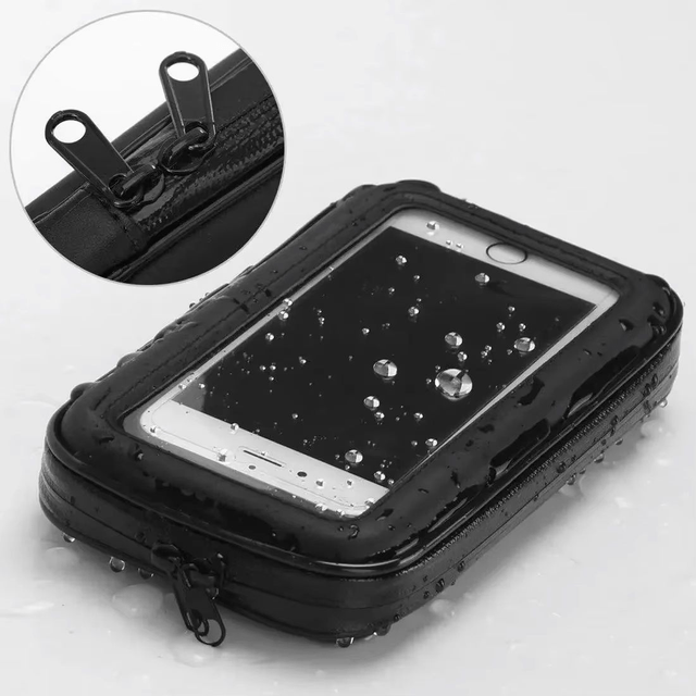 Support de téléphone pour guidon de vélo et moto, étui étanche