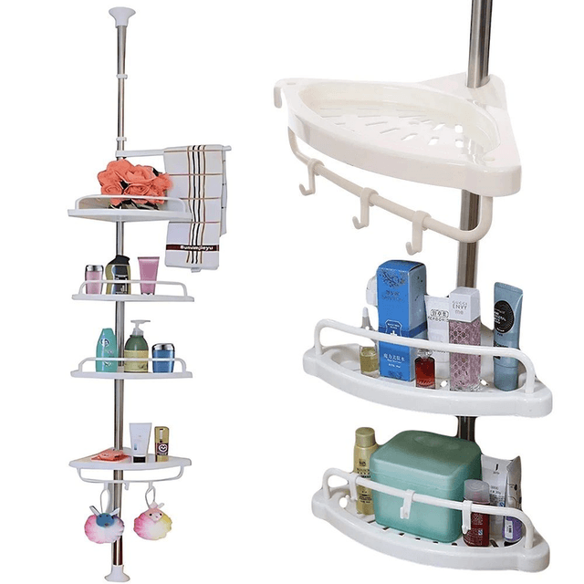 Étagère d&#039;angle pour salle de bain, baignoire,
