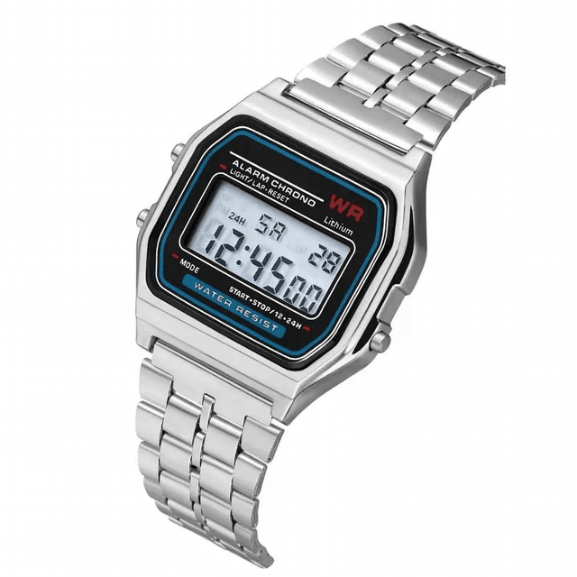 Montres à bracelet en acier pour hommes et femmes, horloge d&#039;affaires multifonction
