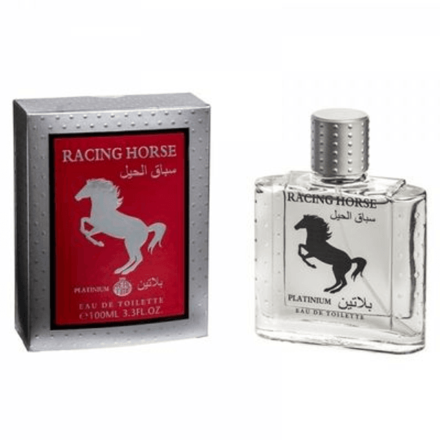 Eau de Toilette homme Racing Horse Platinium spray 100ml