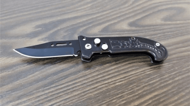 Couteau de poche couteau latéral 15,5 cm, scorpion